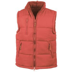 Result Mens Padded Body Warmer / Red
